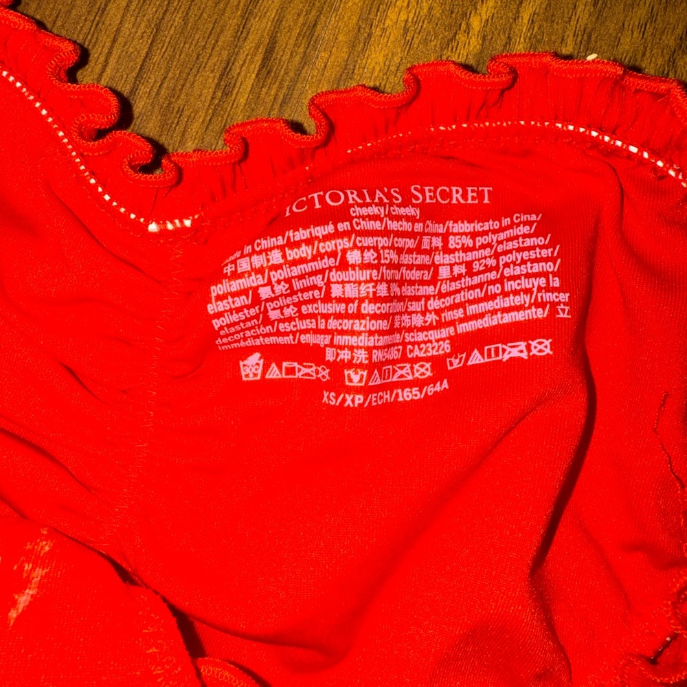 Victoria's Secret Red Bikini Set - Picture 4 of 6